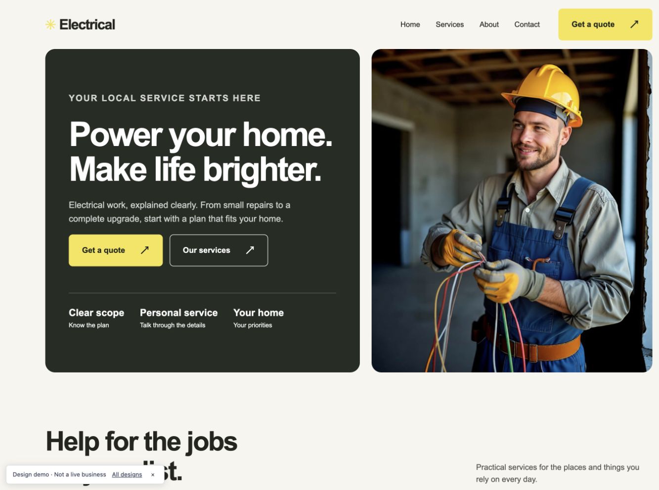 Electrical design preview